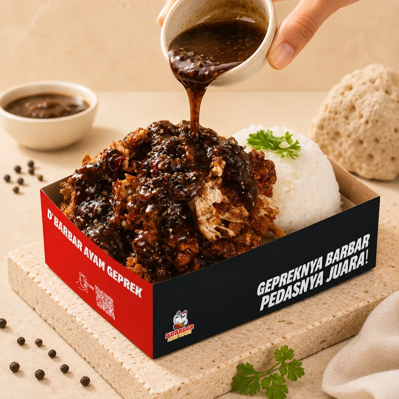 Ayam Geprek Black Charcoal